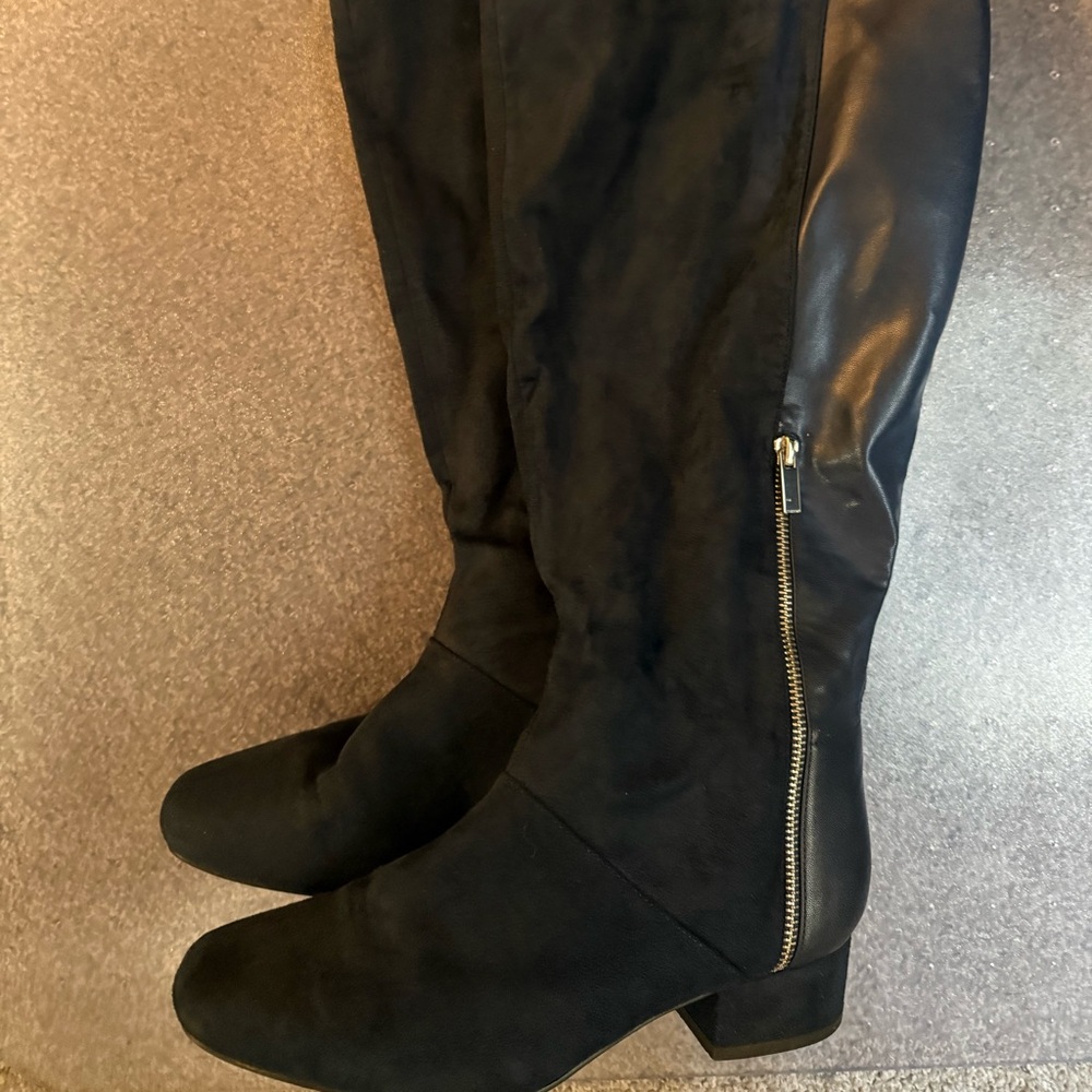 Navy Tall Boots